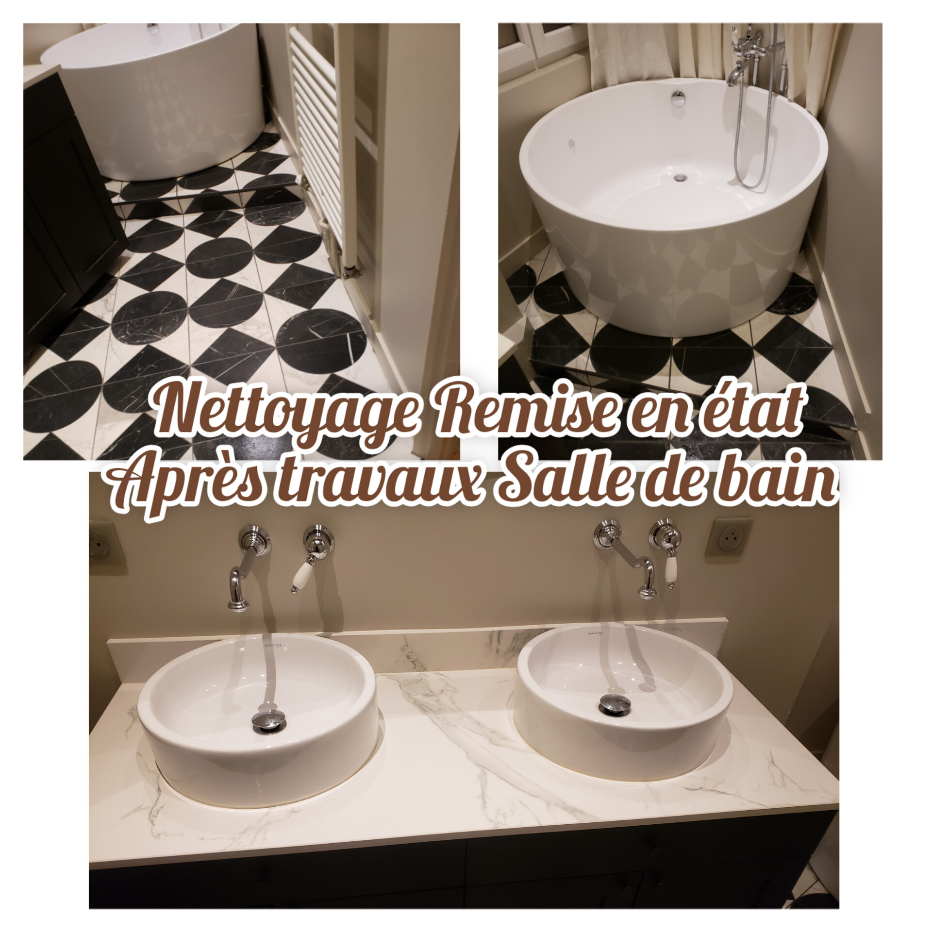Nettoyage remise en état - après travaux salle de bain